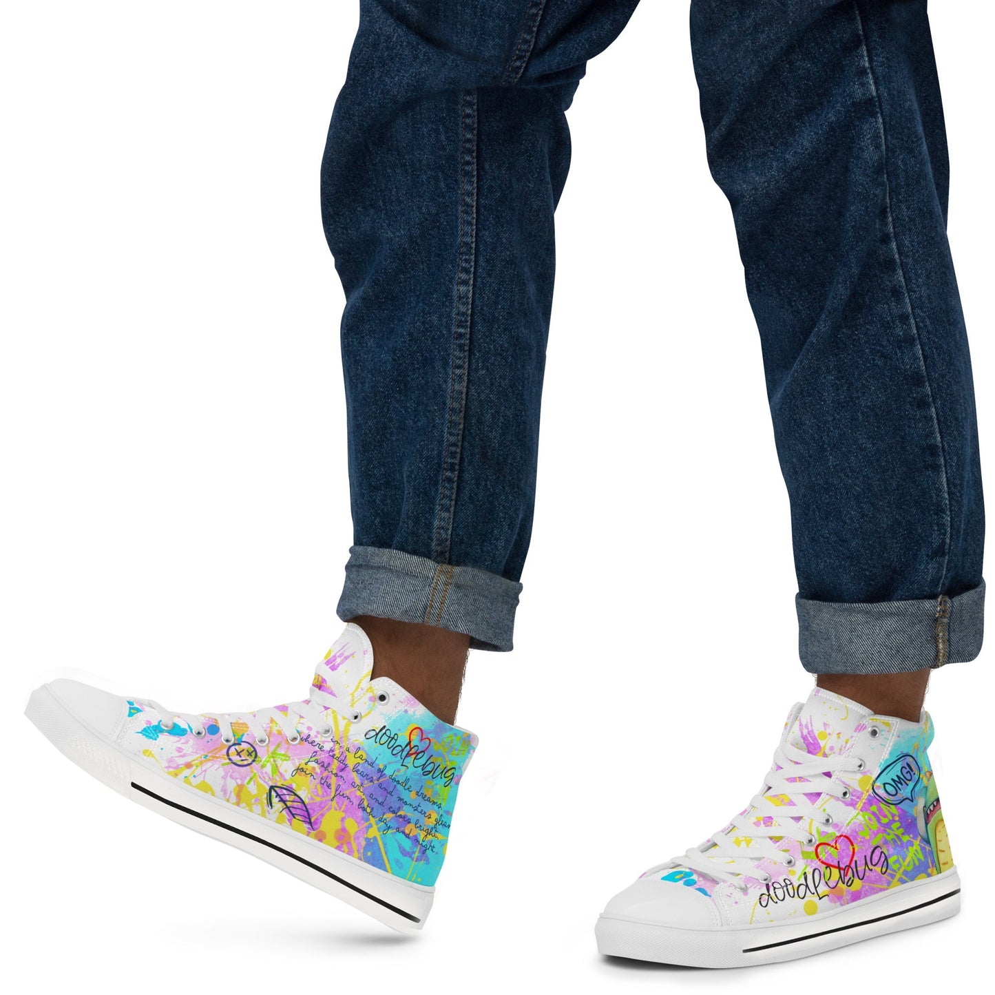 Unisex High Top Sneakers - Doodlebug - LucyKay store