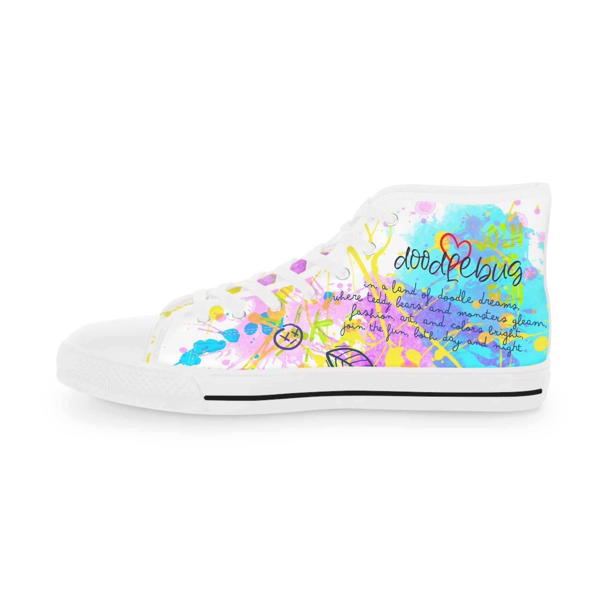 Unisex High Top Sneakers - Doodlebug - LucyKay store