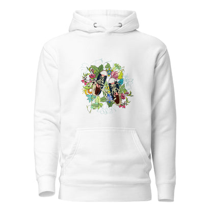Floral Sneaker Hoodie | Unisex Streetwear Graphic Sweatshirt - LucyKay store