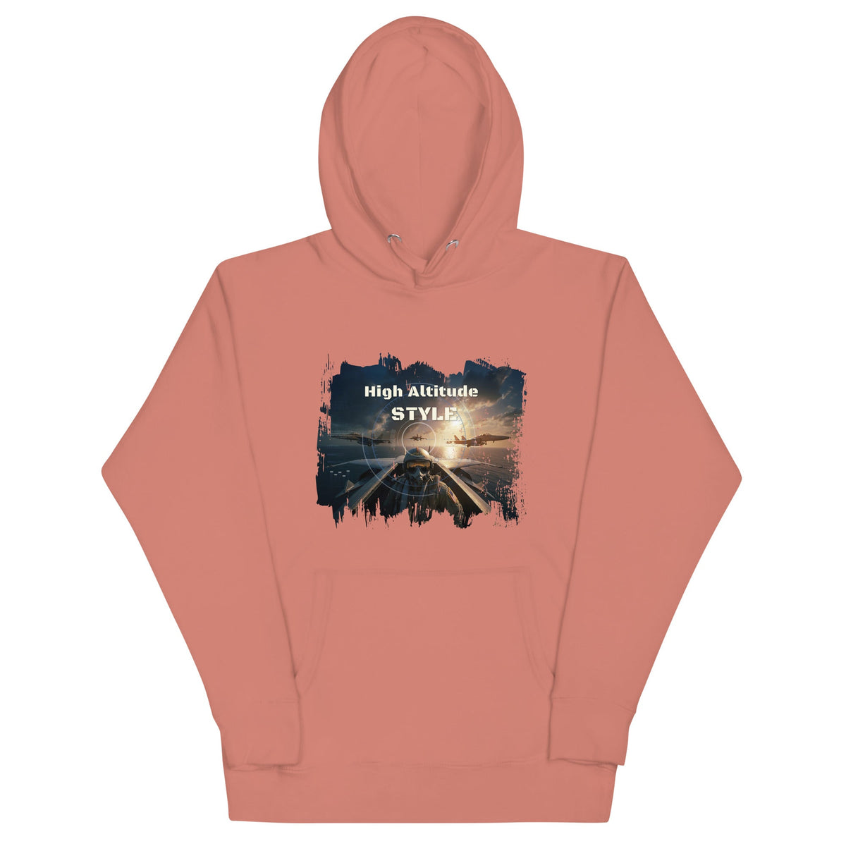 High Altitude Jet Pilot Hoodie - Aviation Graphic Streetwear - LucyKay store