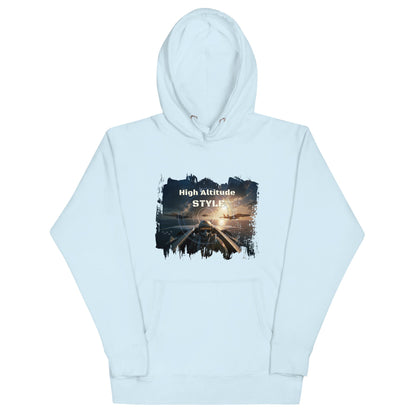 High Altitude Jet Pilot Hoodie - Aviation Graphic Streetwear - LucyKay store