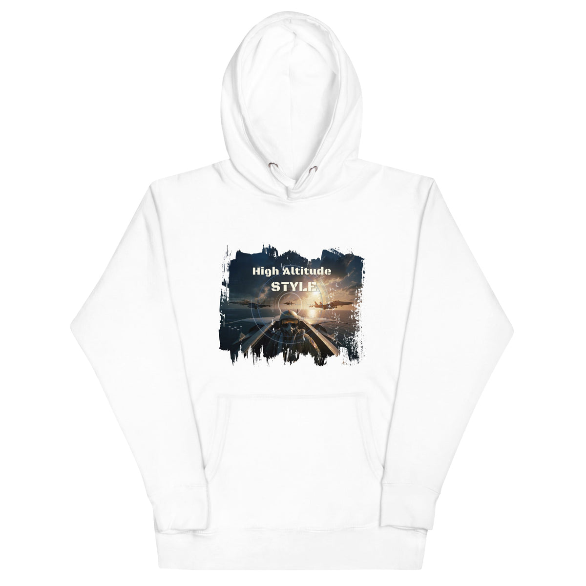 High Altitude Jet Pilot Hoodie - Aviation Graphic Streetwear - LucyKay store