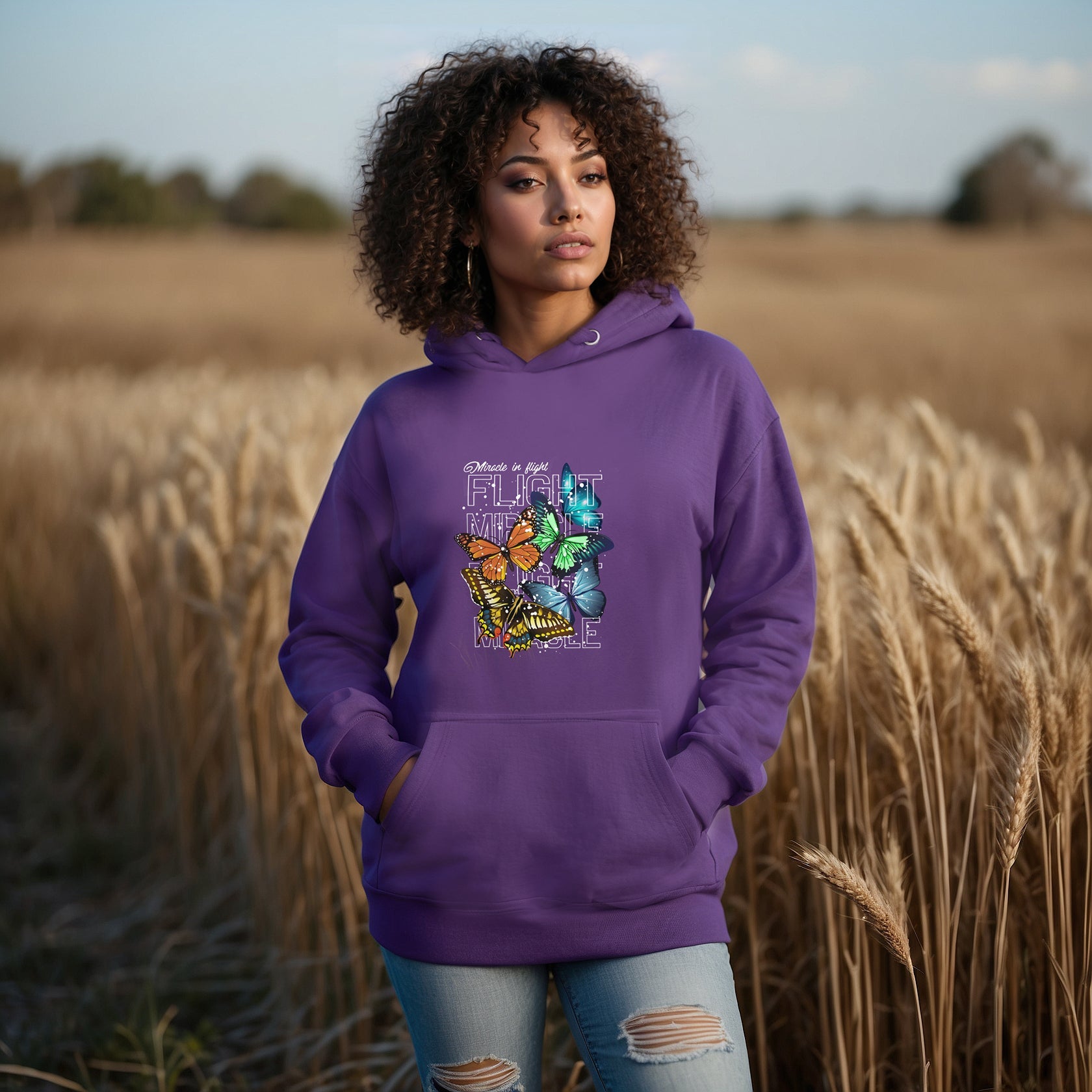 Unisex Hoodie - Miracle in Flight - LucyKay store