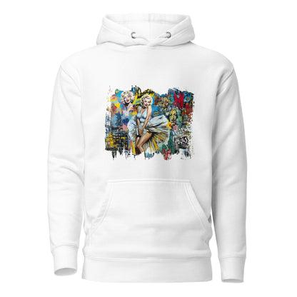 Vintage Hollywood Pop Art Hoodie - Unisex Urban Graphic Pullover - LucyKay store