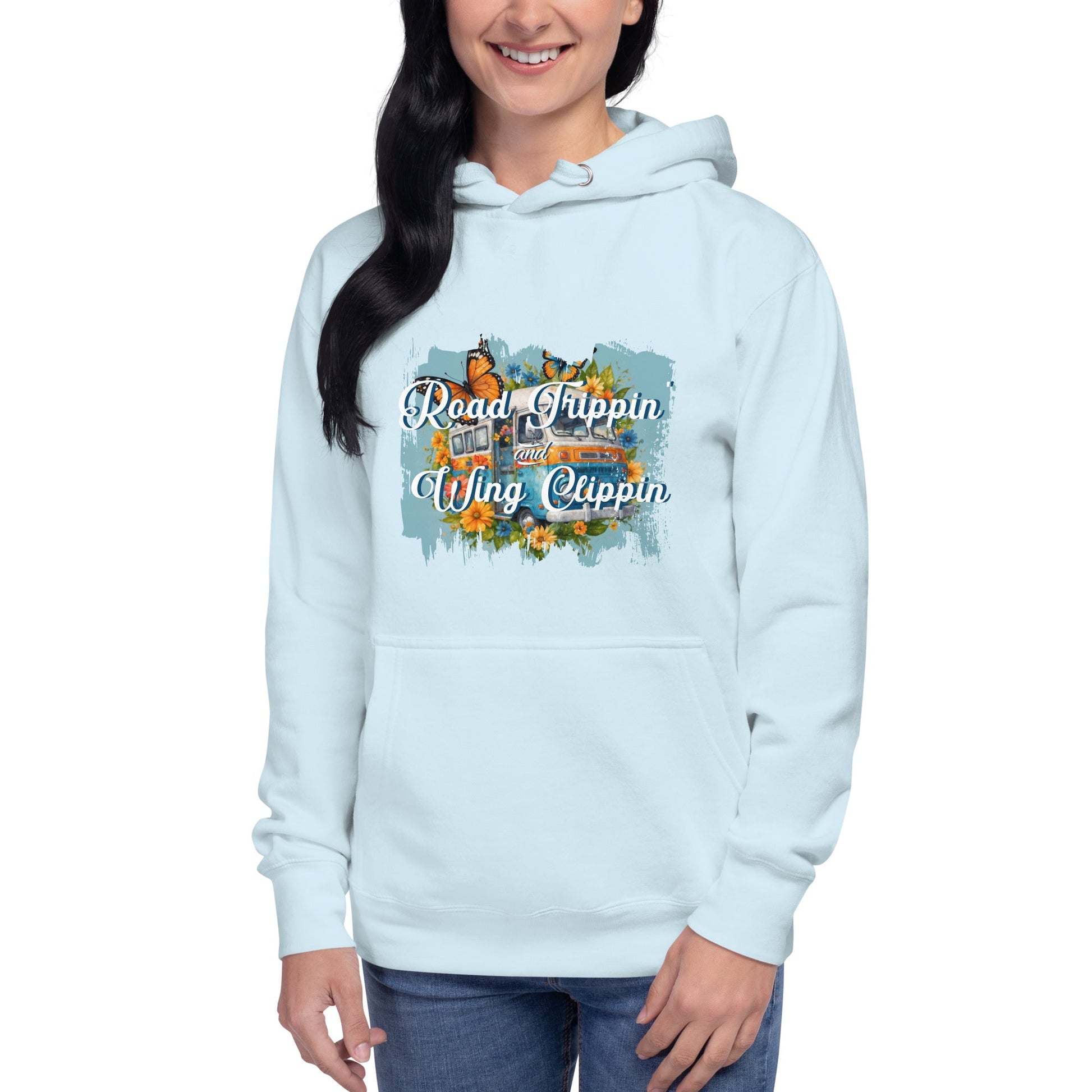Road Trip Hoodie Unisex Cotton Blend Cozy Streetwear - LucyKay store