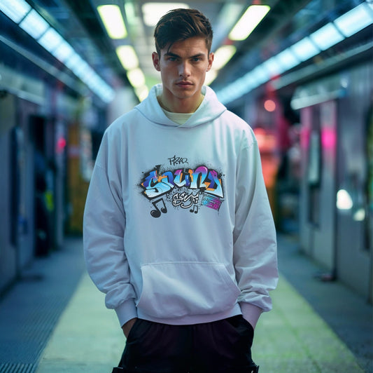 Unisex Hoodie - Sonic Graffiti Vibes - LucyKay store