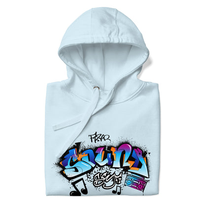 Unisex Hoodie - Sonic Graffiti Vibes - LucyKay store