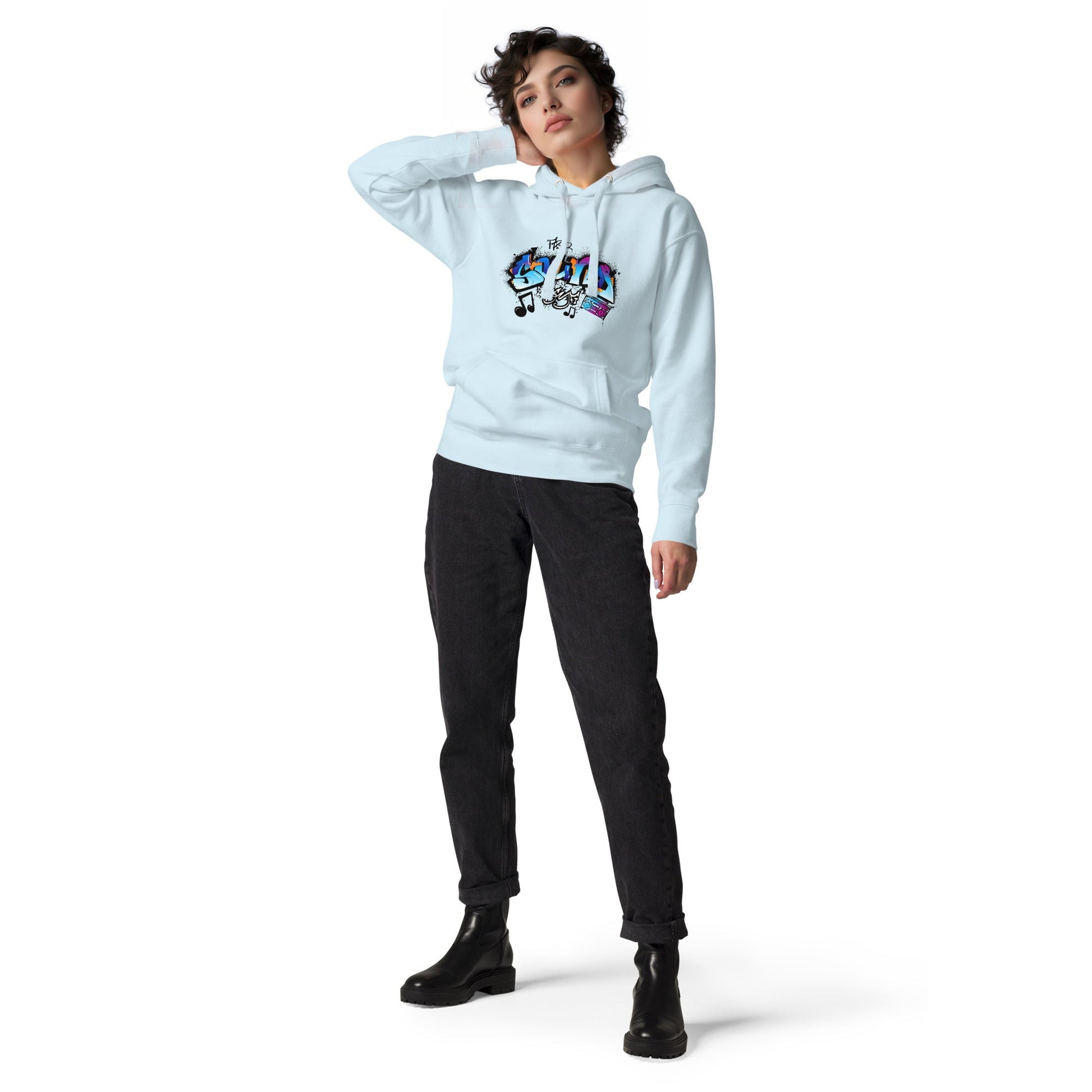 Unisex Hoodie - Sonic Graffiti Vibes - LucyKay store