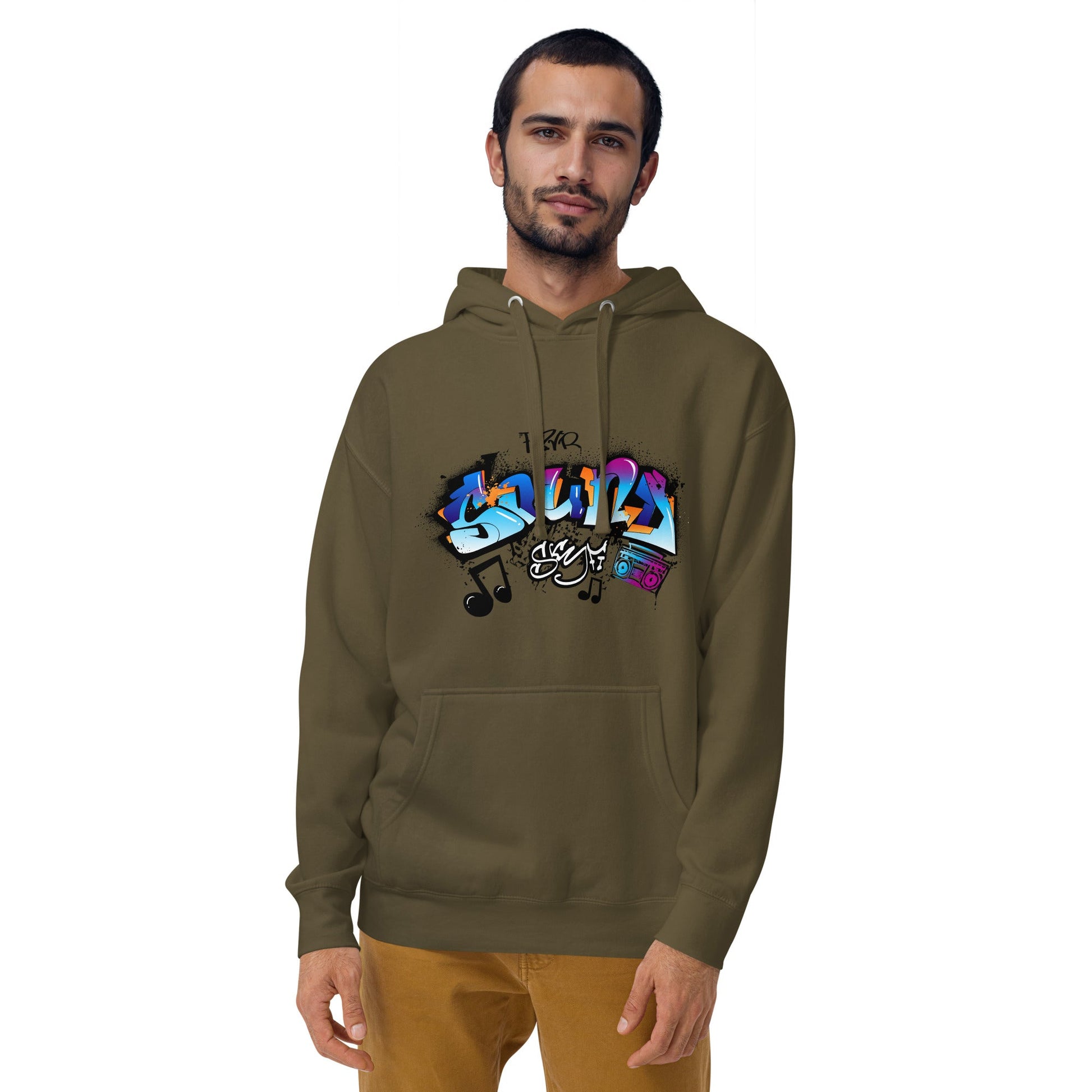 Unisex Hoodie - Sonic Graffiti Vibes - LucyKay store