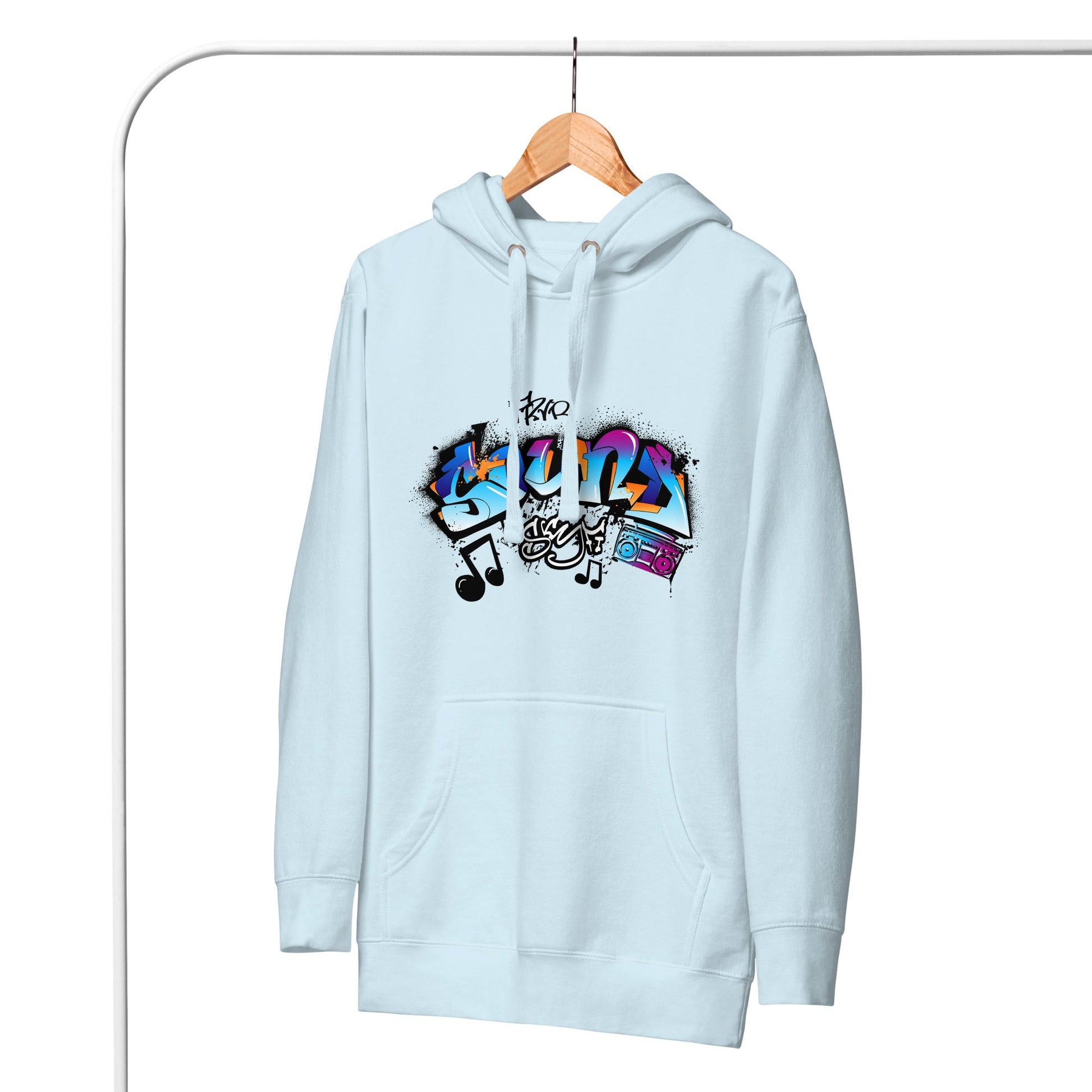 Unisex Hoodie - Sonic Graffiti Vibes - LucyKay store
