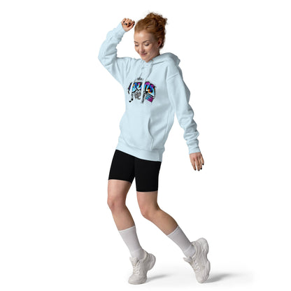 Unisex Hoodie - Sonic Graffiti Vibes - LucyKay store