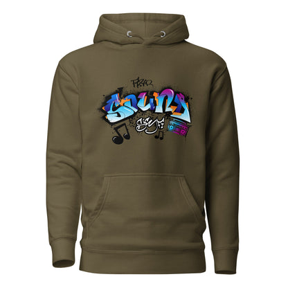 Unisex Hoodie - Sonic Graffiti Vibes - LucyKay store