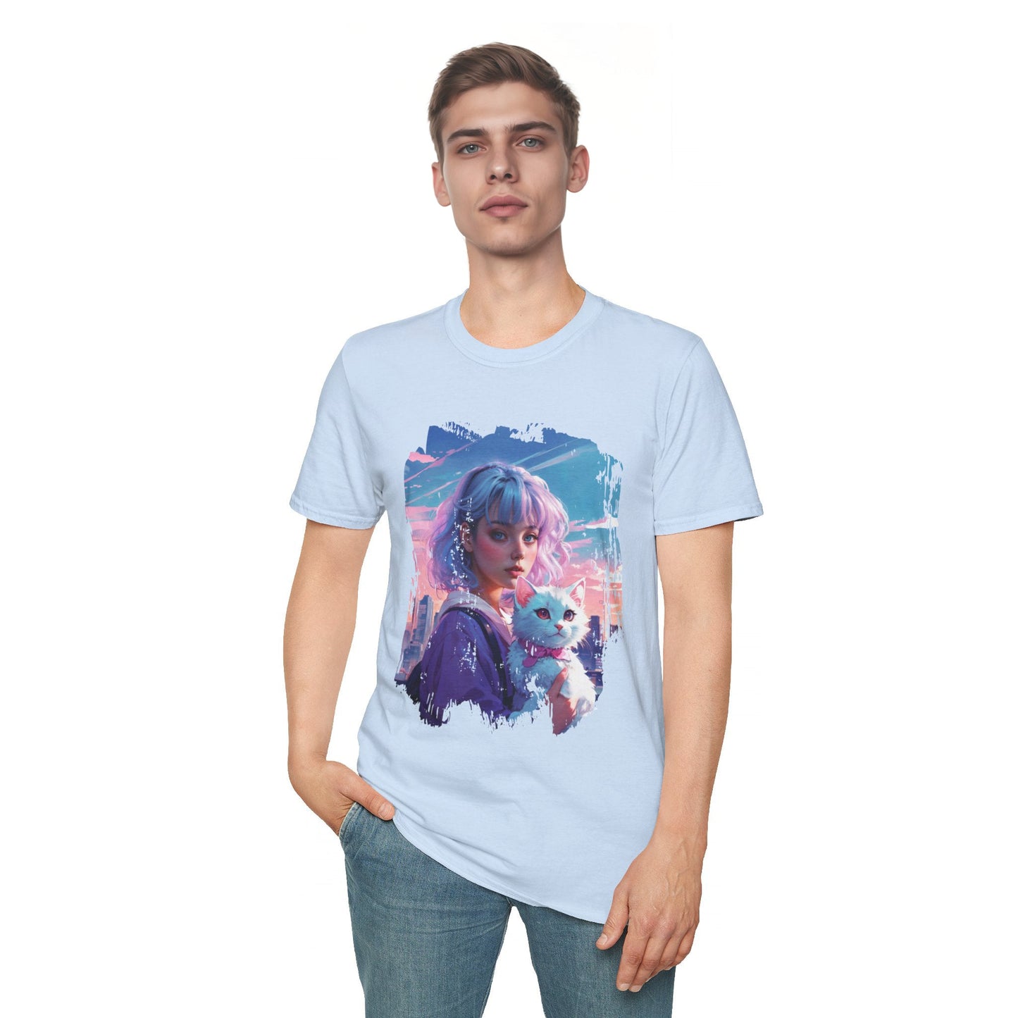 Anime Portrait T-Shirt - Cute and Cool Unisex Tee - LucyKay store