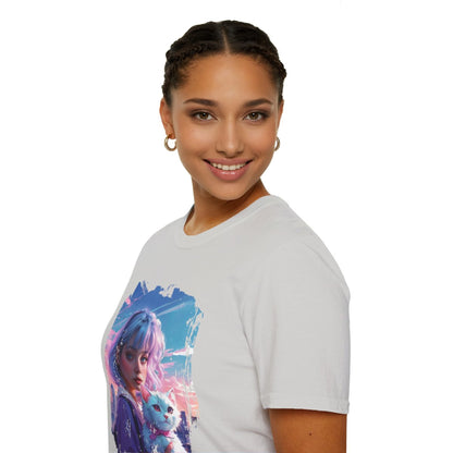 Anime Portrait T-Shirt - Cute and Cool Unisex Tee - LucyKay store