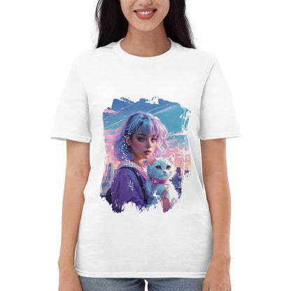 Anime Portrait T-Shirt - Cute and Cool Unisex Tee - LucyKay store