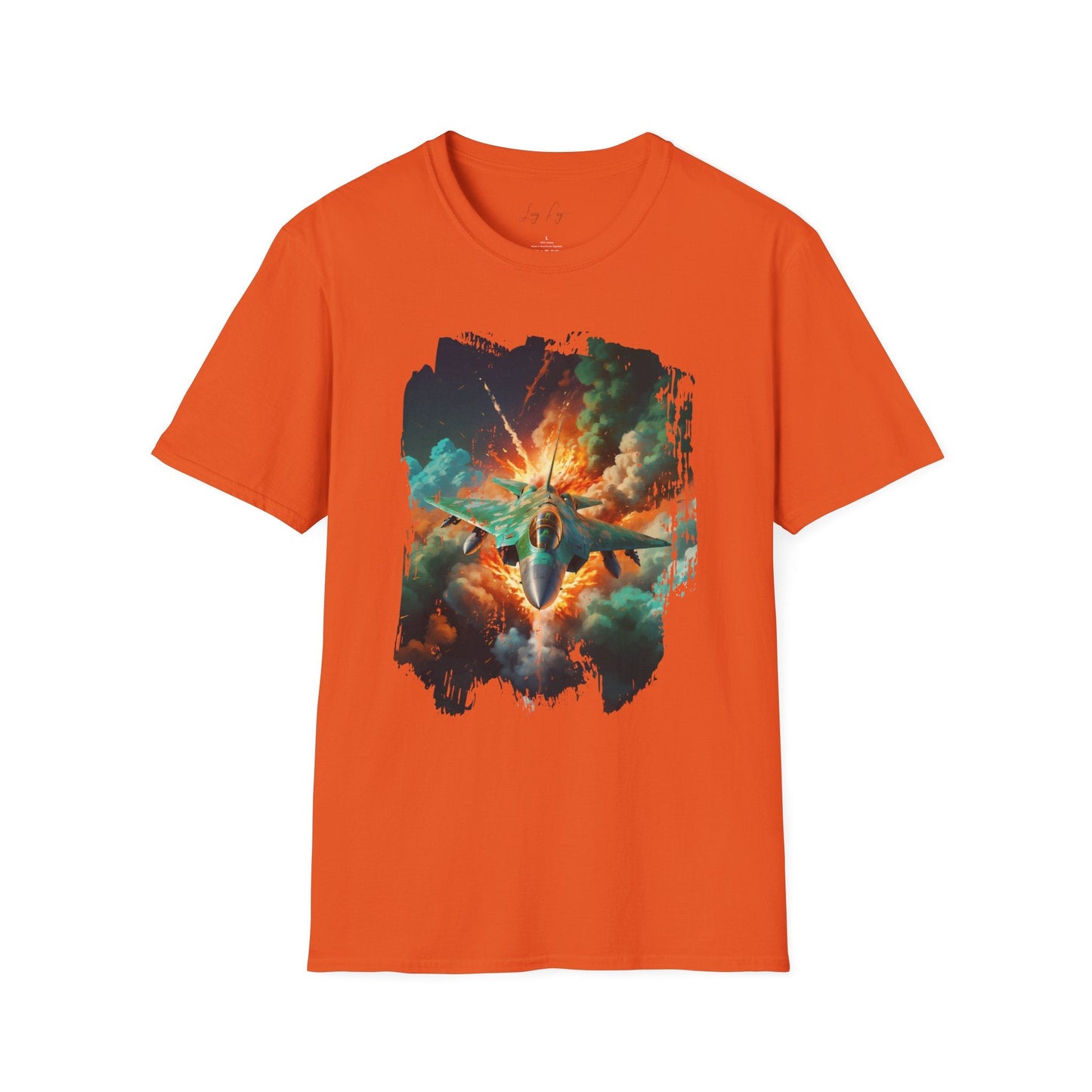 Fighter Jet T-Shirt Unisex - Military Graphic Softstyle Tee - LucyKay store