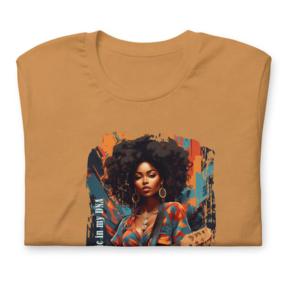 Music in My DNA T-Shirt - Unisex Cotton Graphic Tee - LucyKay store