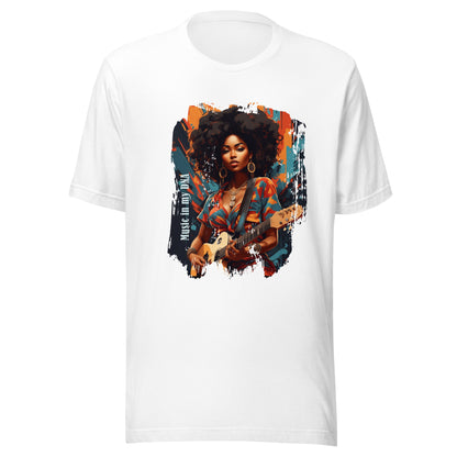 Music in My DNA T-Shirt - Unisex Cotton Graphic Tee - LucyKay store