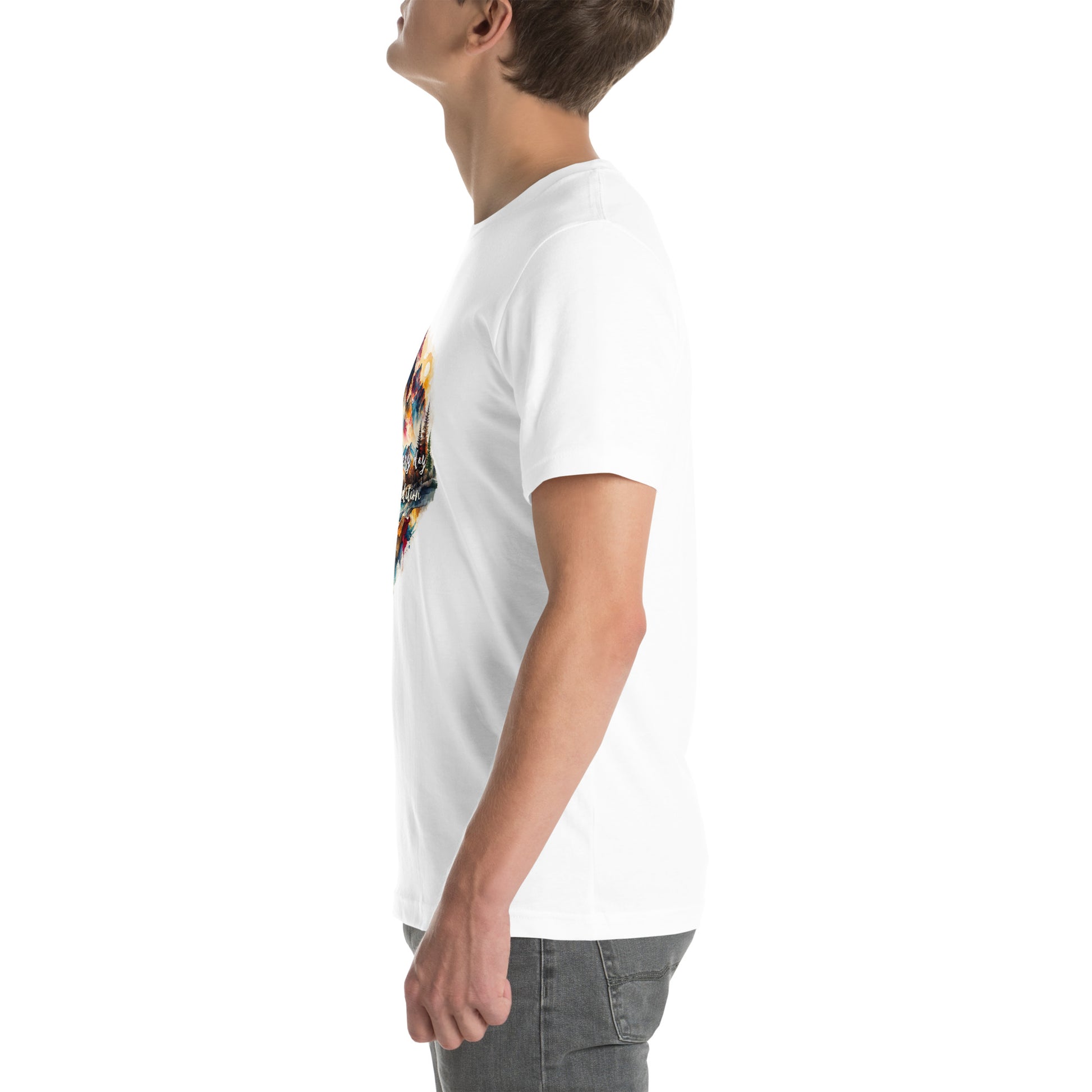 The Expedition Tee | Watercolor Mountain Graphic T-Shirt - LucyKay store