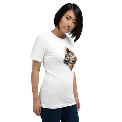 The Expedition Tee | Watercolor Mountain Graphic T-Shirt - LucyKay store