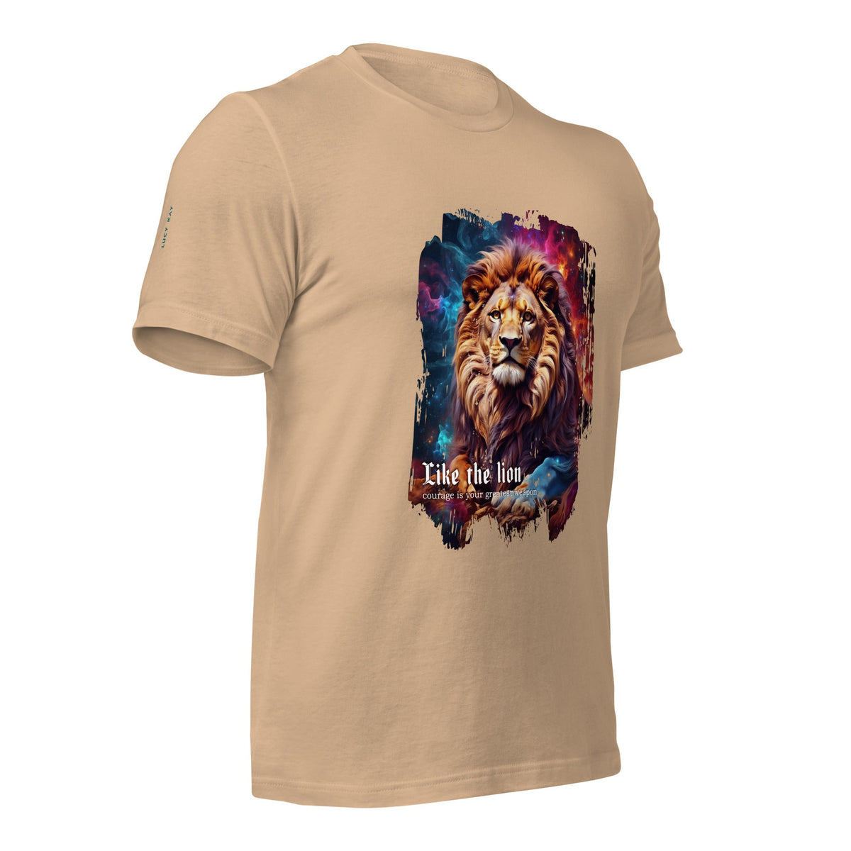Lion Inspirational Quote T-Shirt - Unisex Cotton Tee - LucyKay store
