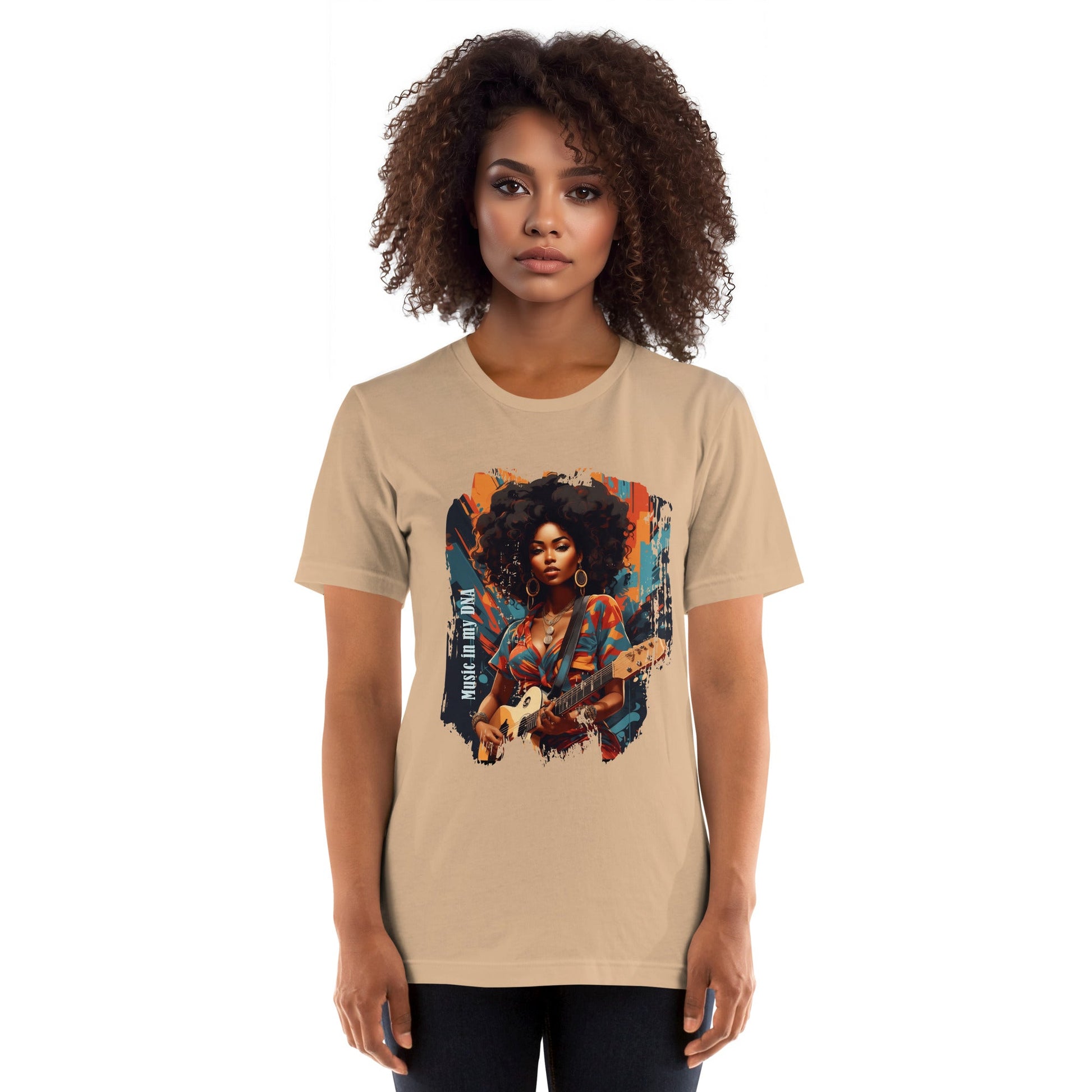 Music in My DNA T-Shirt - Unisex Cotton Graphic Tee - LucyKay store