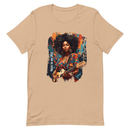 Music in My DNA T-Shirt - Unisex Cotton Graphic Tee - LucyKay store