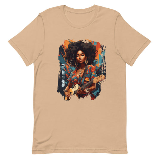 Music in My DNA T-Shirt - Unisex Cotton Graphic Tee - LucyKay store