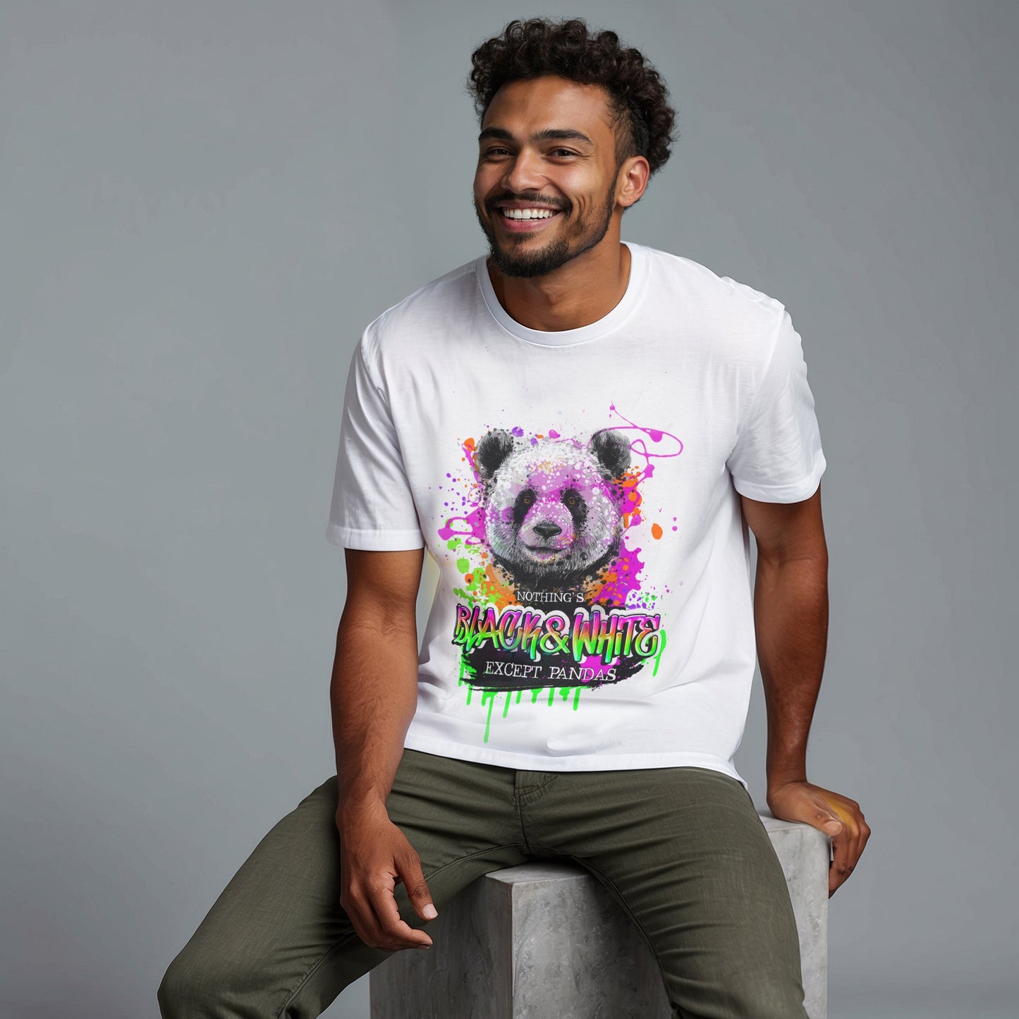 Nothing is Black and White Quote T-Shirt - Unisex Cotton - LucyKay store