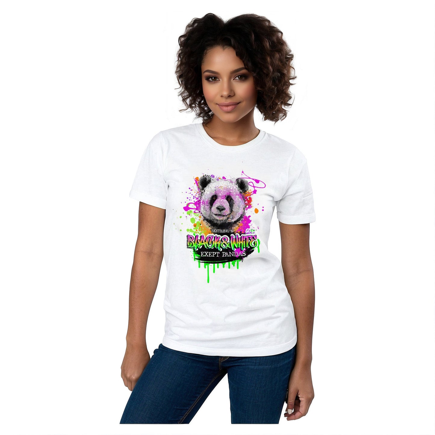 Nothing is Black and White Quote T-Shirt - Unisex Cotton - LucyKay store