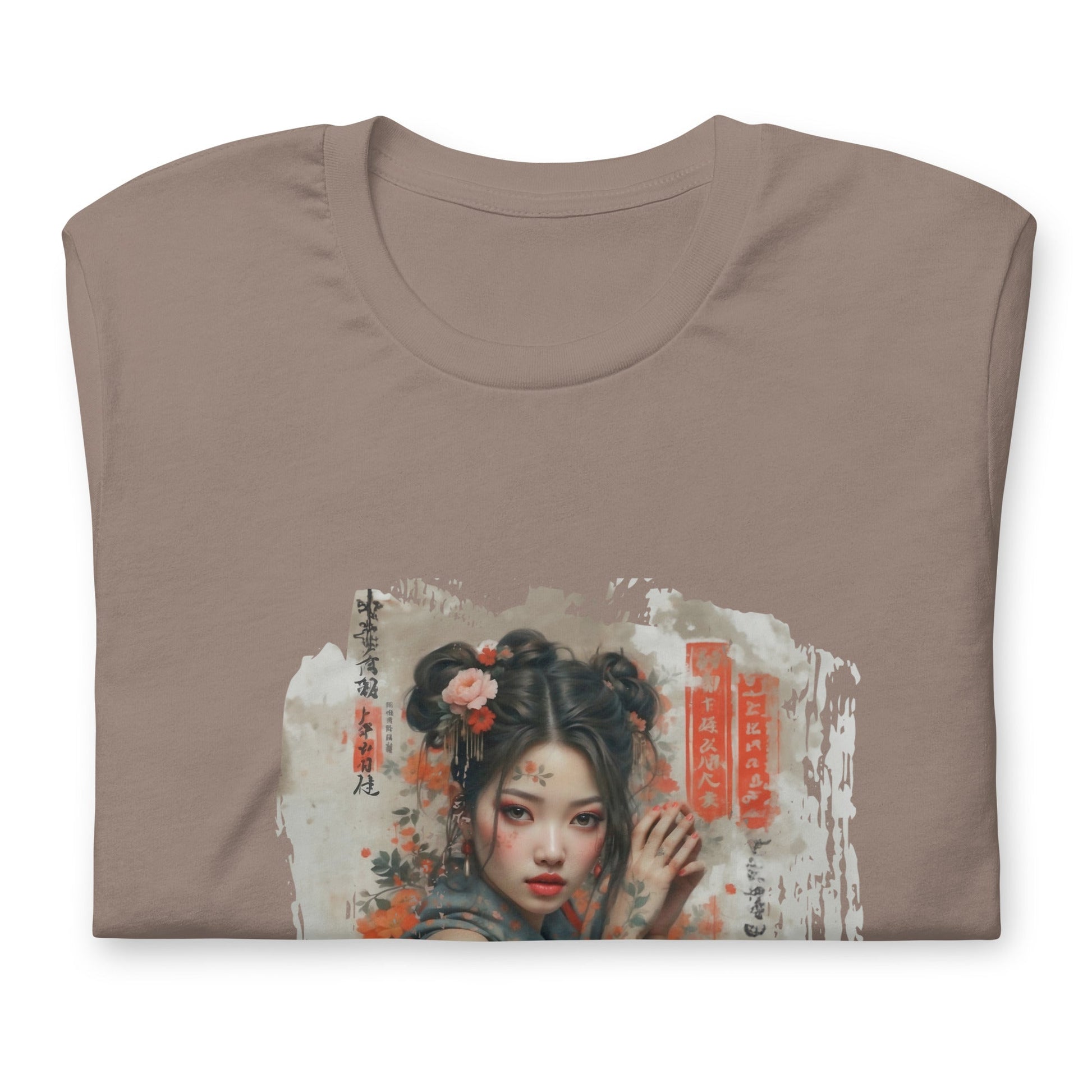 Samurai Bloom T-Shirt - Japanese Art Unisex Cotton Tee - LucyKay store