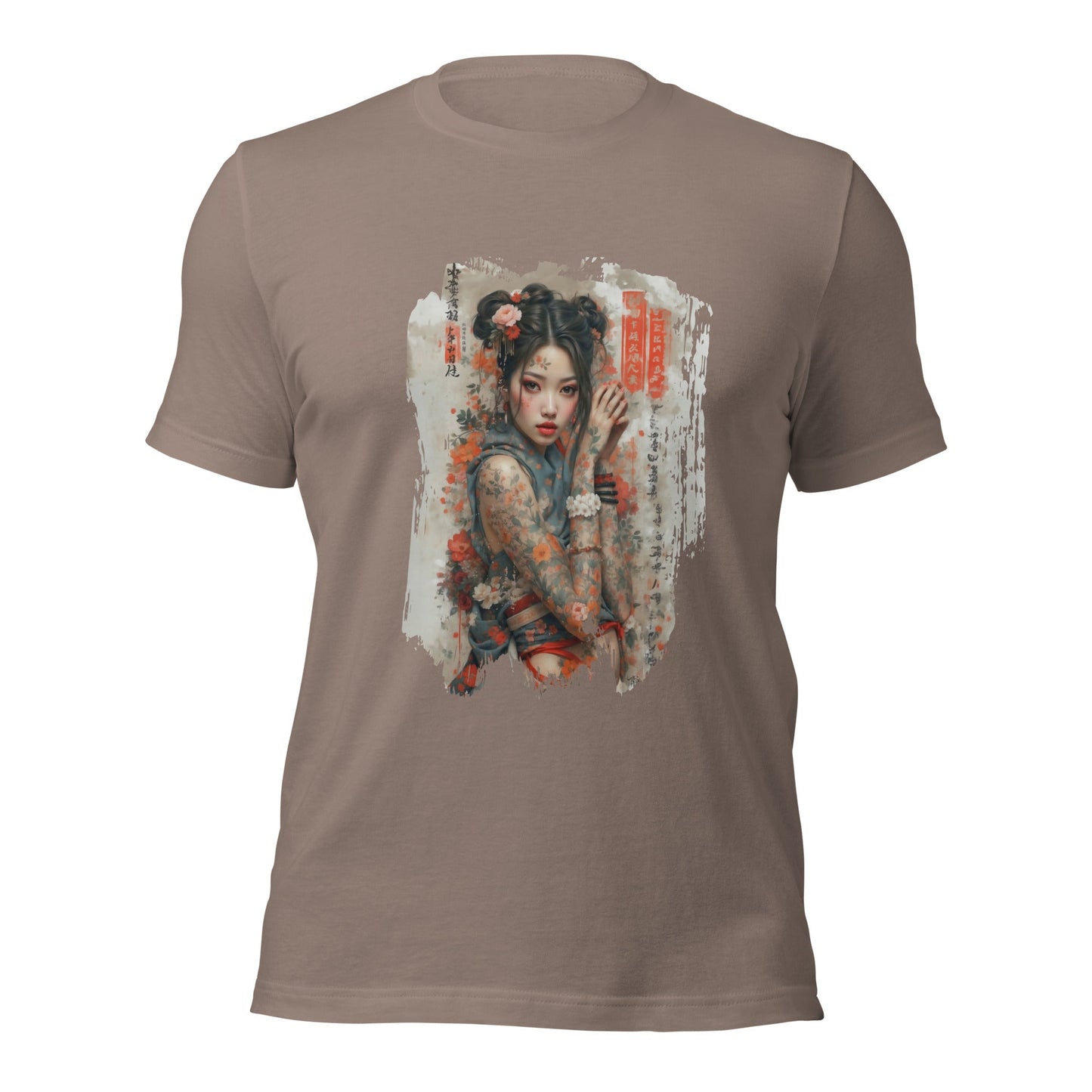 Samurai Bloom T-Shirt - Japanese Art Unisex Cotton Tee - LucyKay store