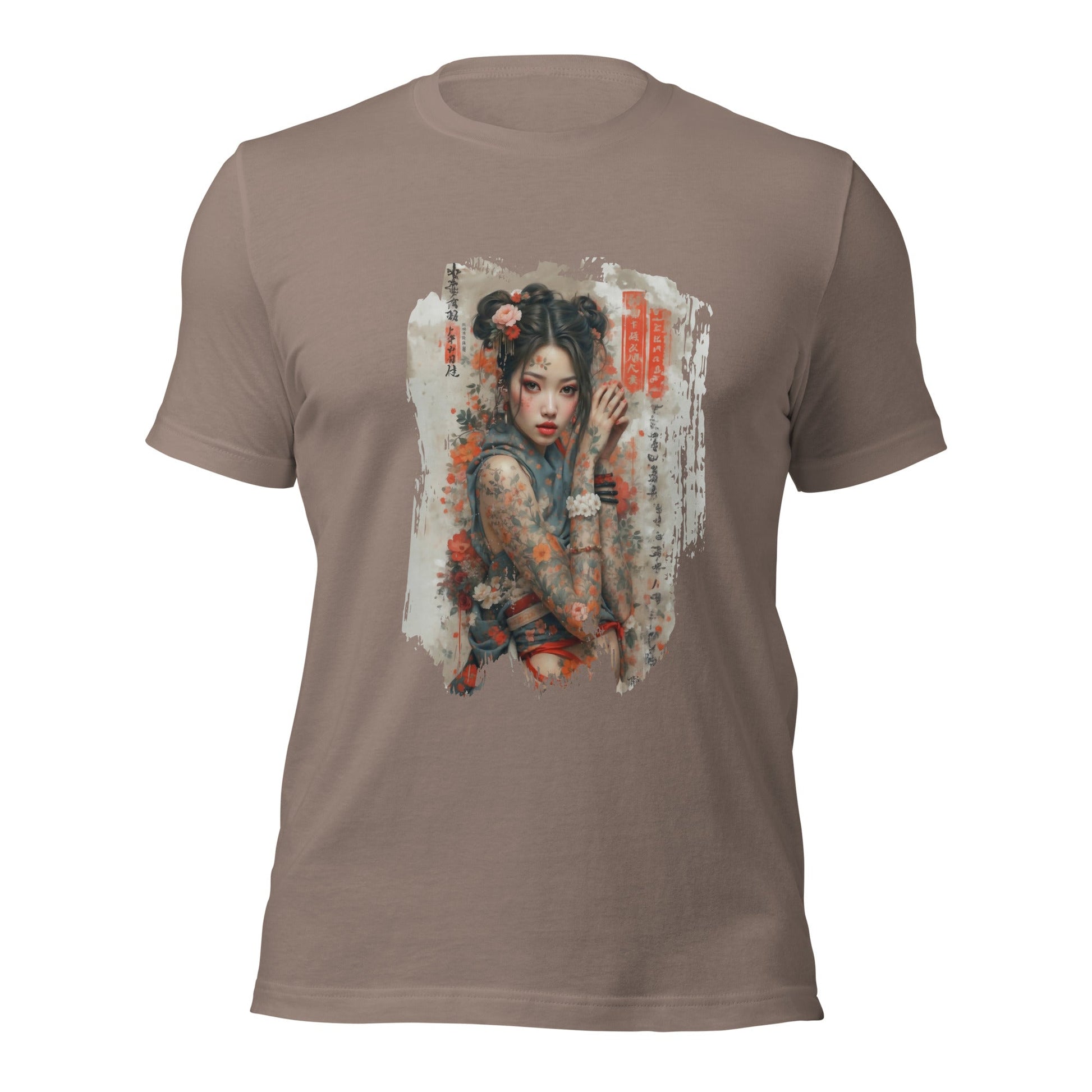Samurai Bloom T-Shirt - Japanese Art Unisex Cotton Tee - LucyKay store