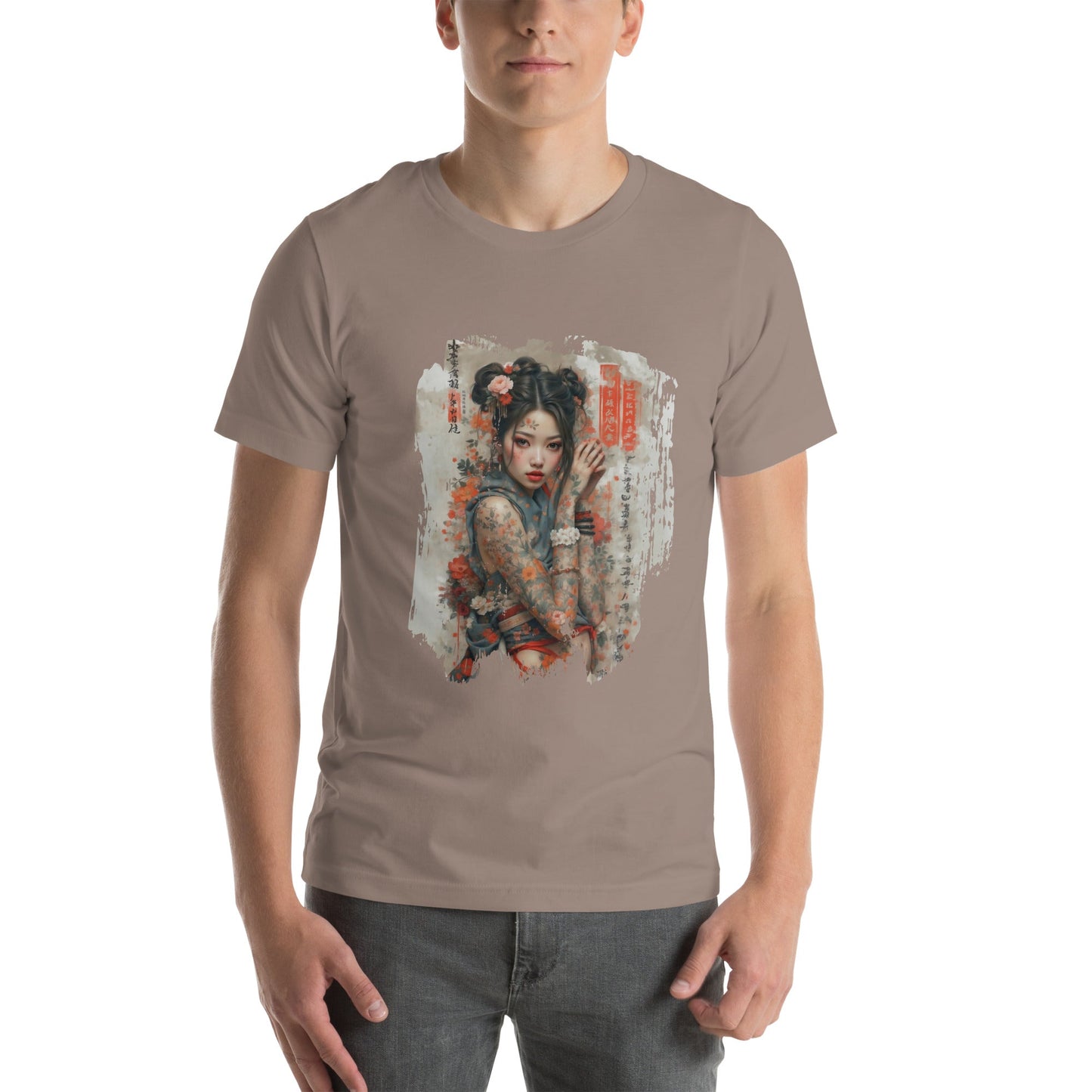 Samurai Bloom T-Shirt - Japanese Art Unisex Cotton Tee - LucyKay store