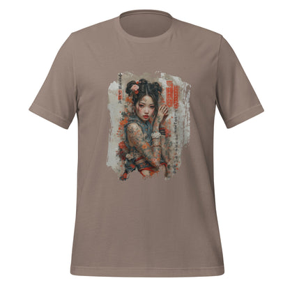 Samurai Bloom T-Shirt - Japanese Art Unisex Cotton Tee - LucyKay store