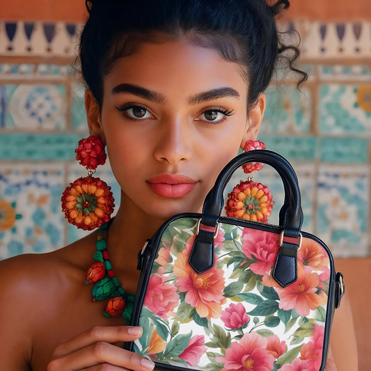 Shoulder Handbag - Floral - LucyKay store