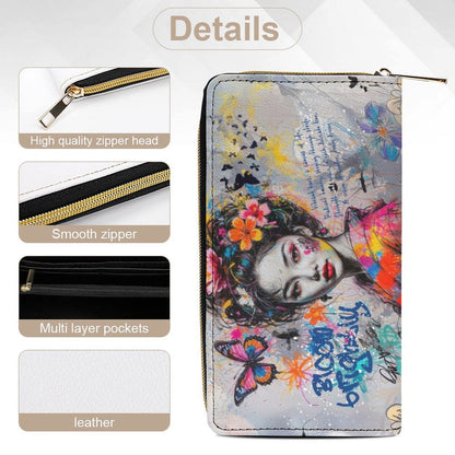 Wallet - Asian Woman Street Style art - LucyKay store
