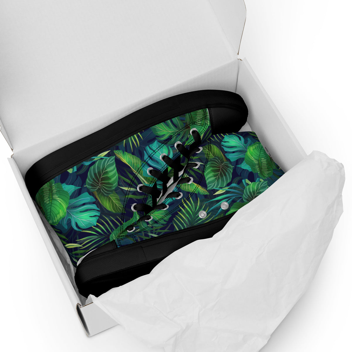 Women’s Lush Jungle Print High - Top Canvas Shoes - LucyKay store