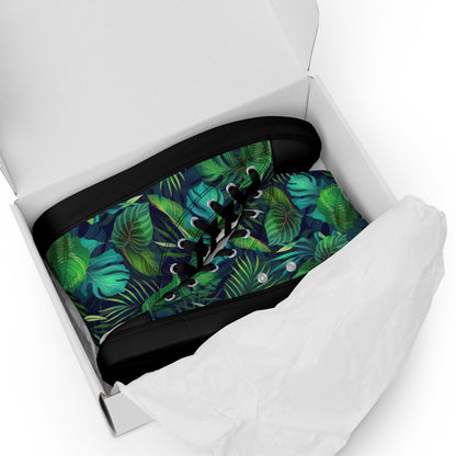 Women’s Lush Jungle Print High - Top Canvas Shoes - LucyKay store