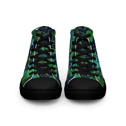 Women’s Lush Jungle Print High - Top Canvas Shoes - LucyKay store