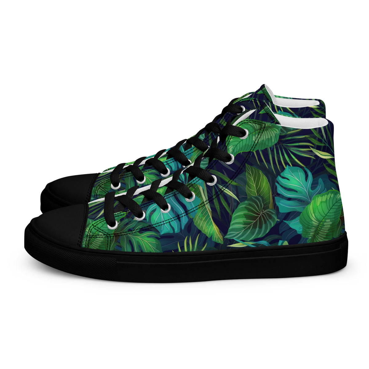 Women’s Lush Jungle Print High - Top Canvas Shoes - LucyKay store