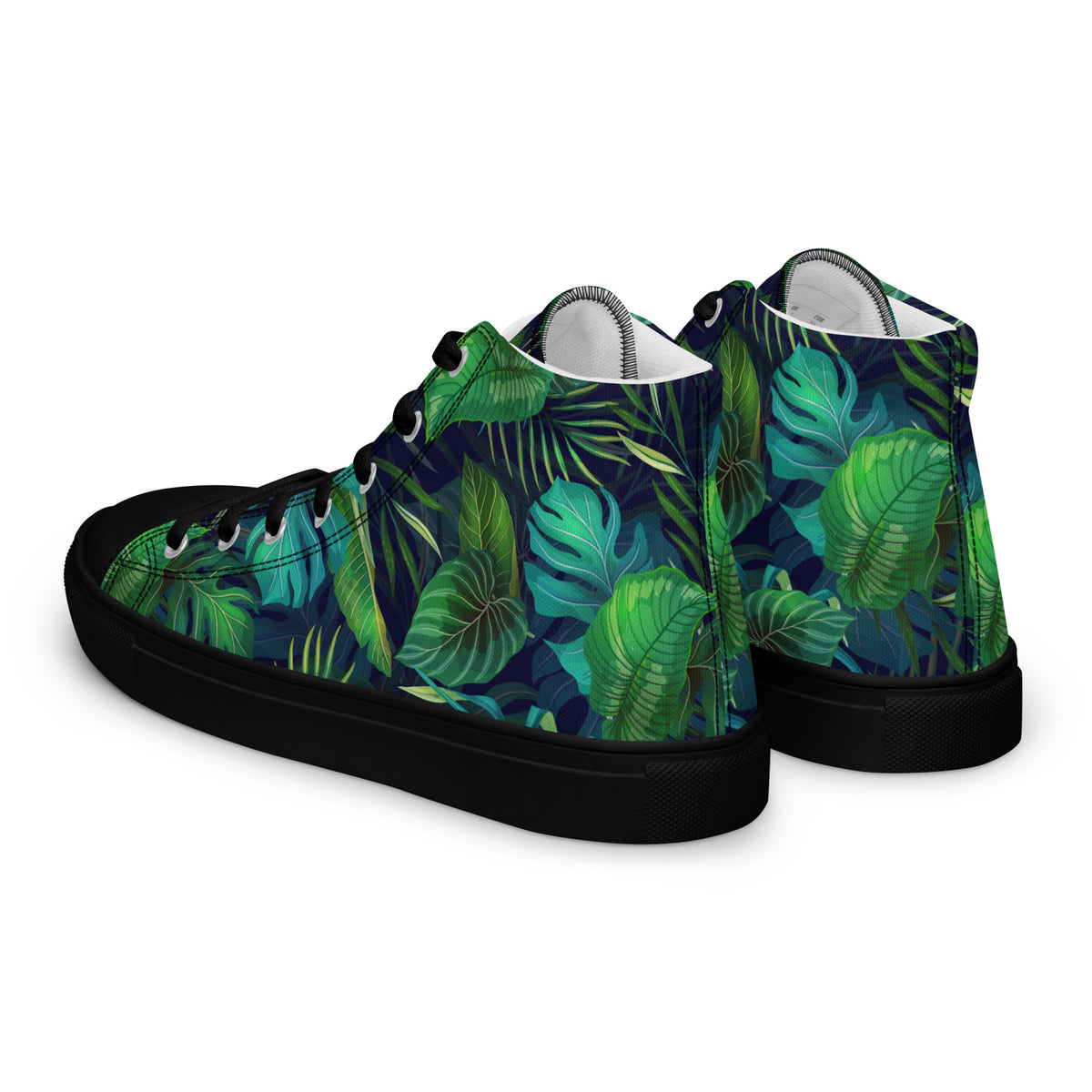 Women’s Lush Jungle Print High - Top Canvas Shoes - LucyKay store