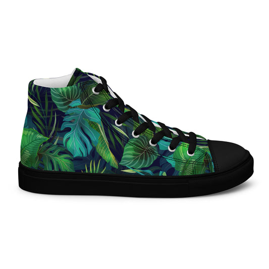 Women’s Lush Jungle Print High - Top Canvas Shoes - LucyKay store
