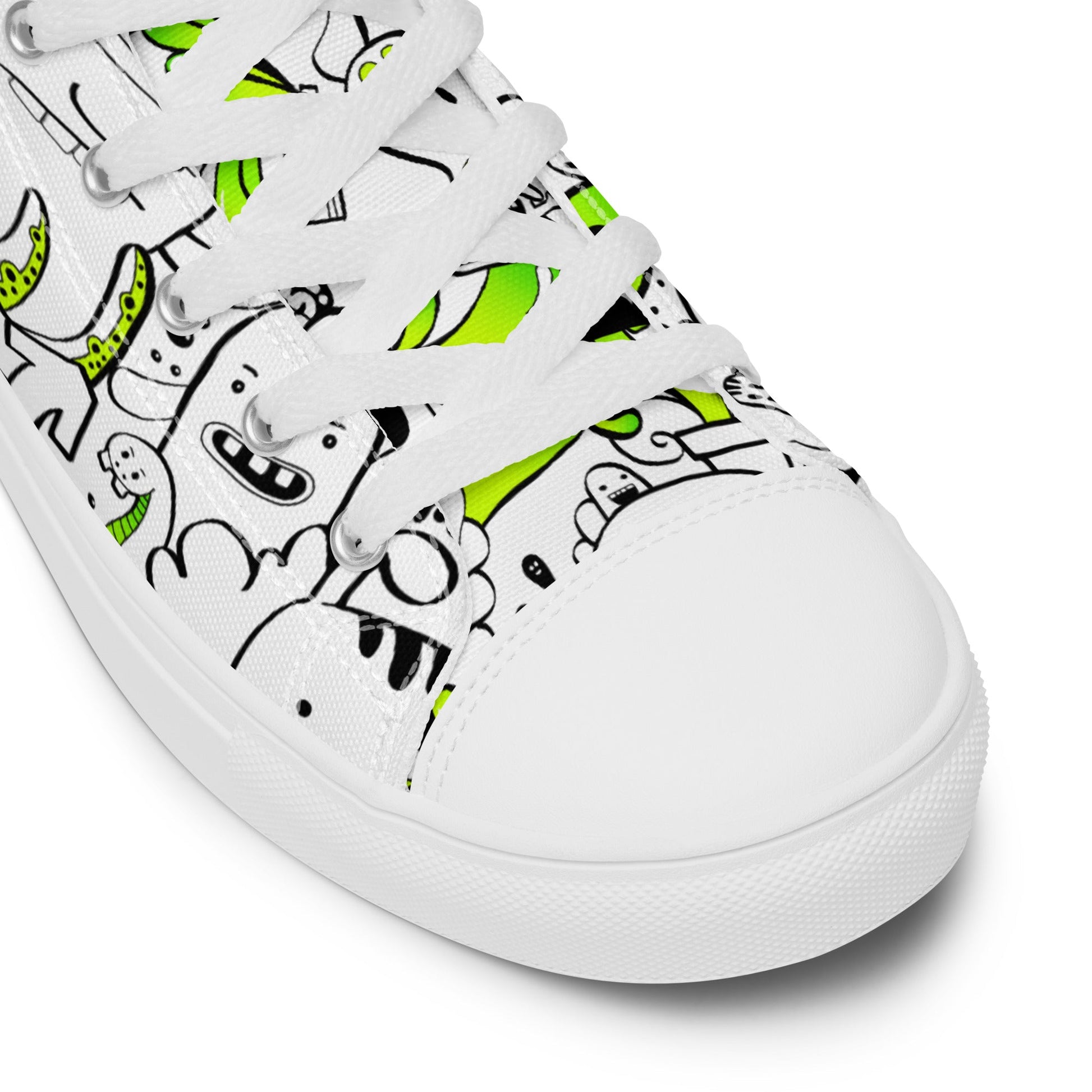Women’s high top canvas shoes - Doodles - LucyKay store