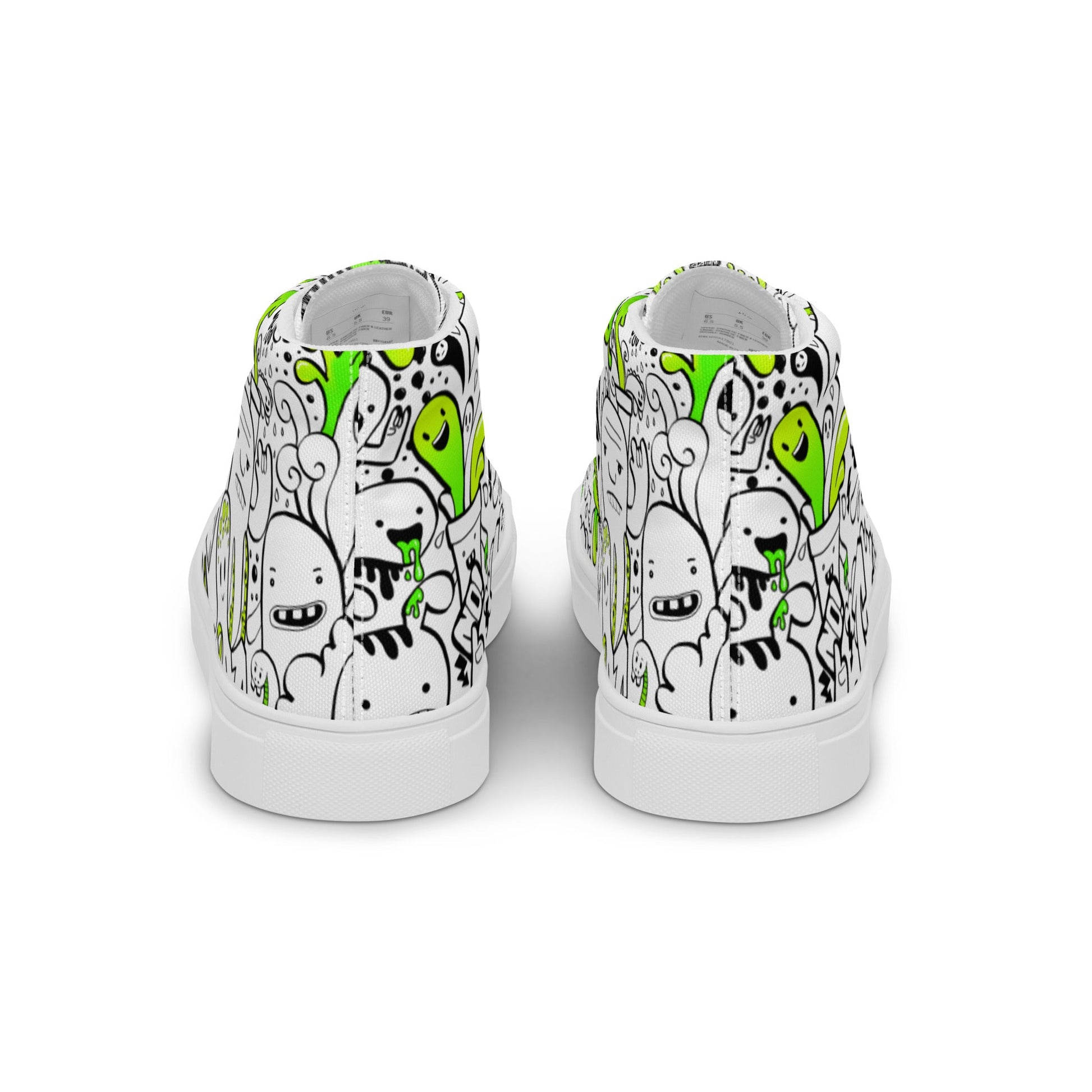 Women’s high top canvas shoes - Doodles - LucyKay store