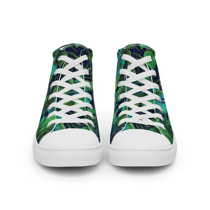 Women’s Lush Jungle Print High - Top Canvas Shoes - LucyKay store