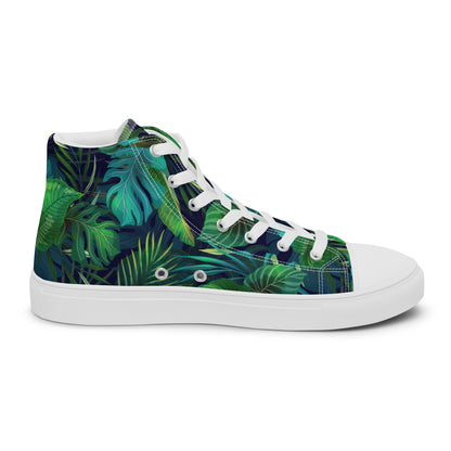 Women’s Lush Jungle Print High - Top Canvas Shoes - LucyKay store