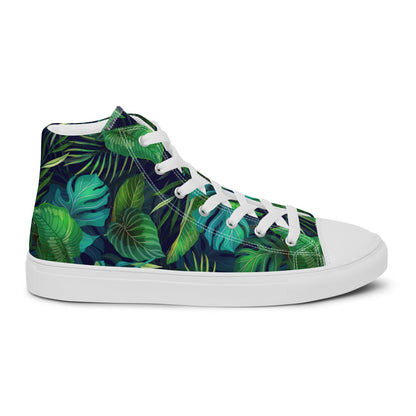 Women’s Lush Jungle Print High - Top Canvas Shoes - LucyKay store