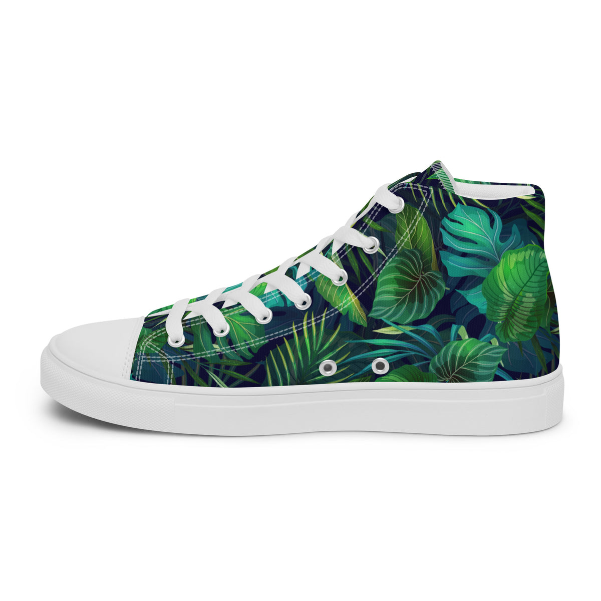 Women’s Lush Jungle Print High - Top Canvas Shoes - LucyKay store